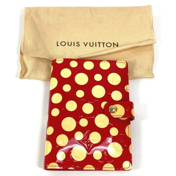 LOUIS VUITTON M91518 MonogramVernis Yayoi Kusama AgendaPM Notebook